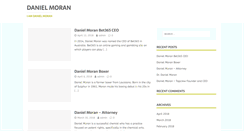 Desktop Screenshot of danielmoran.com